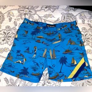 Reynolds spooner vintage looking swim trunks size 32